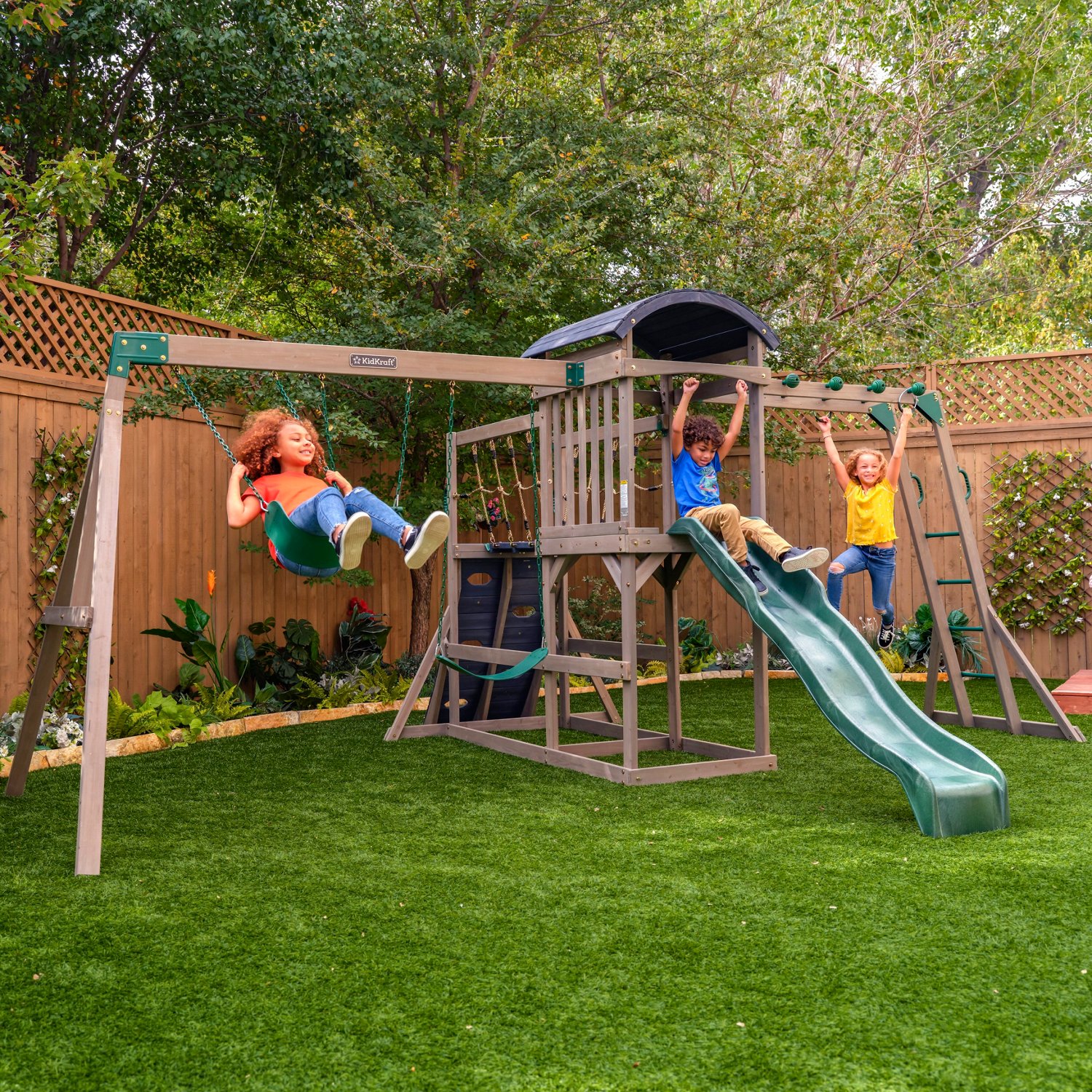 KidKraft Gladiator Quest Swing Set Academy   21023218