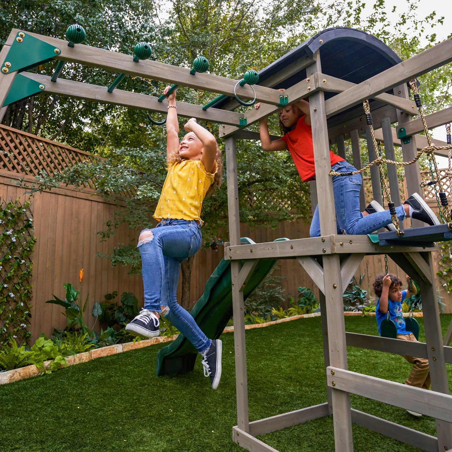 KidKraft Gladiator Quest Swing Set