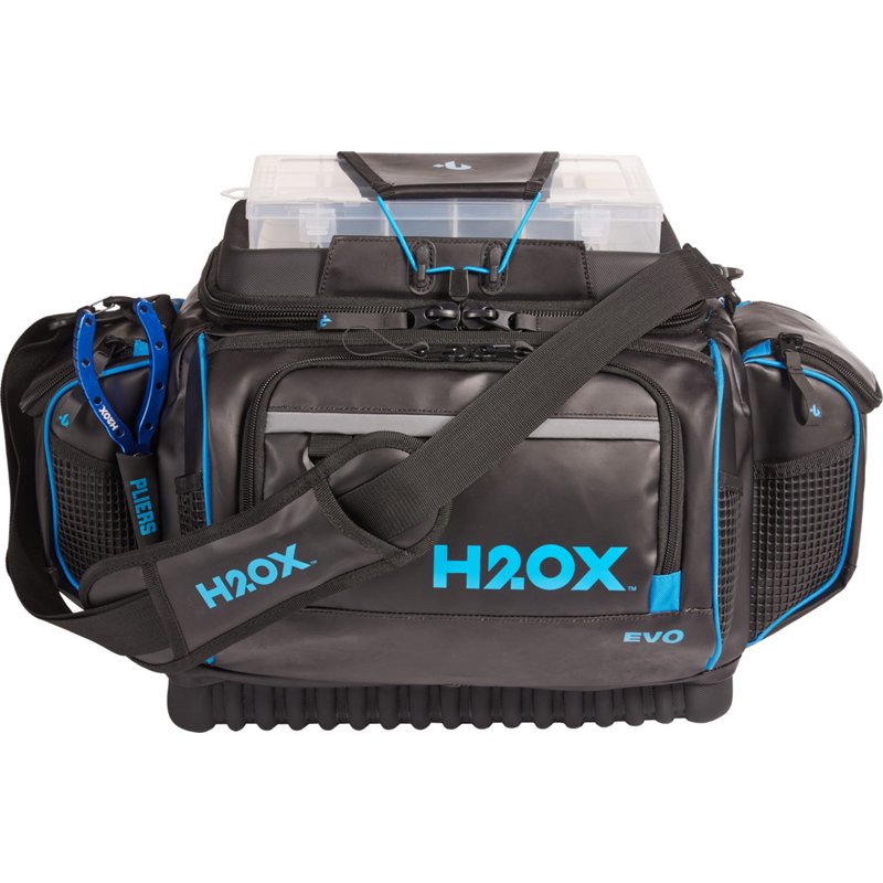 H2OX 3700 Evo Soft Tackle Bag Black, Large - Soft Tackle Bags at Academy Sports