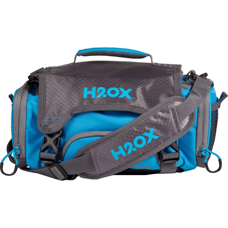 H2OX 3500 Ethos Soft Tackle Storage Bag Blue/Black, Small - Soft Tackle Bags at Academy Sports