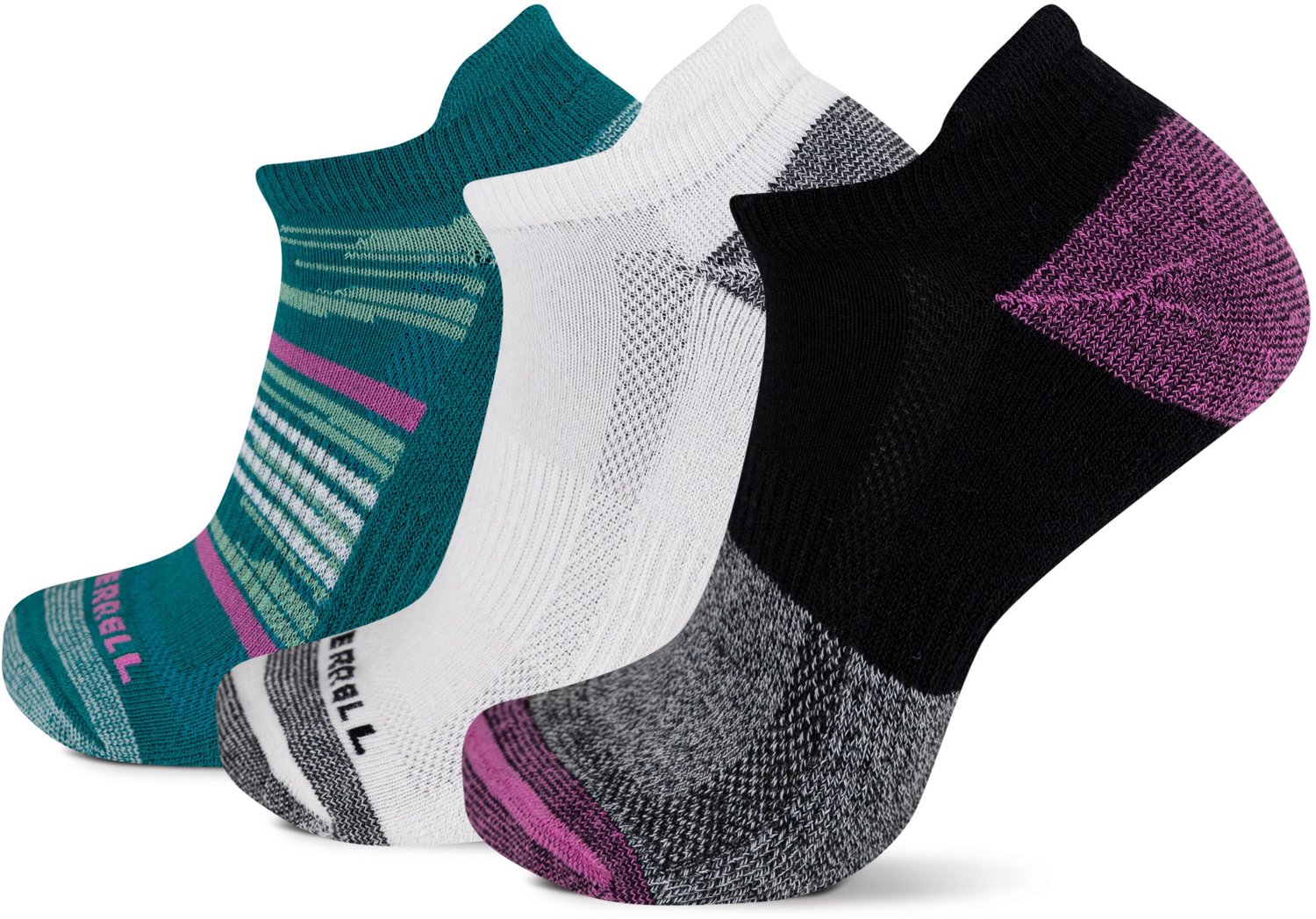 Merrell Adults' Repreve Everyday Low-Cut Tab Socks 3-Pack | Academy