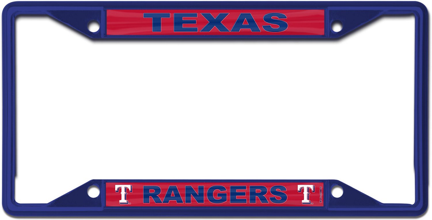 WinCraft Texas Rangers Team Color License Plate Frame