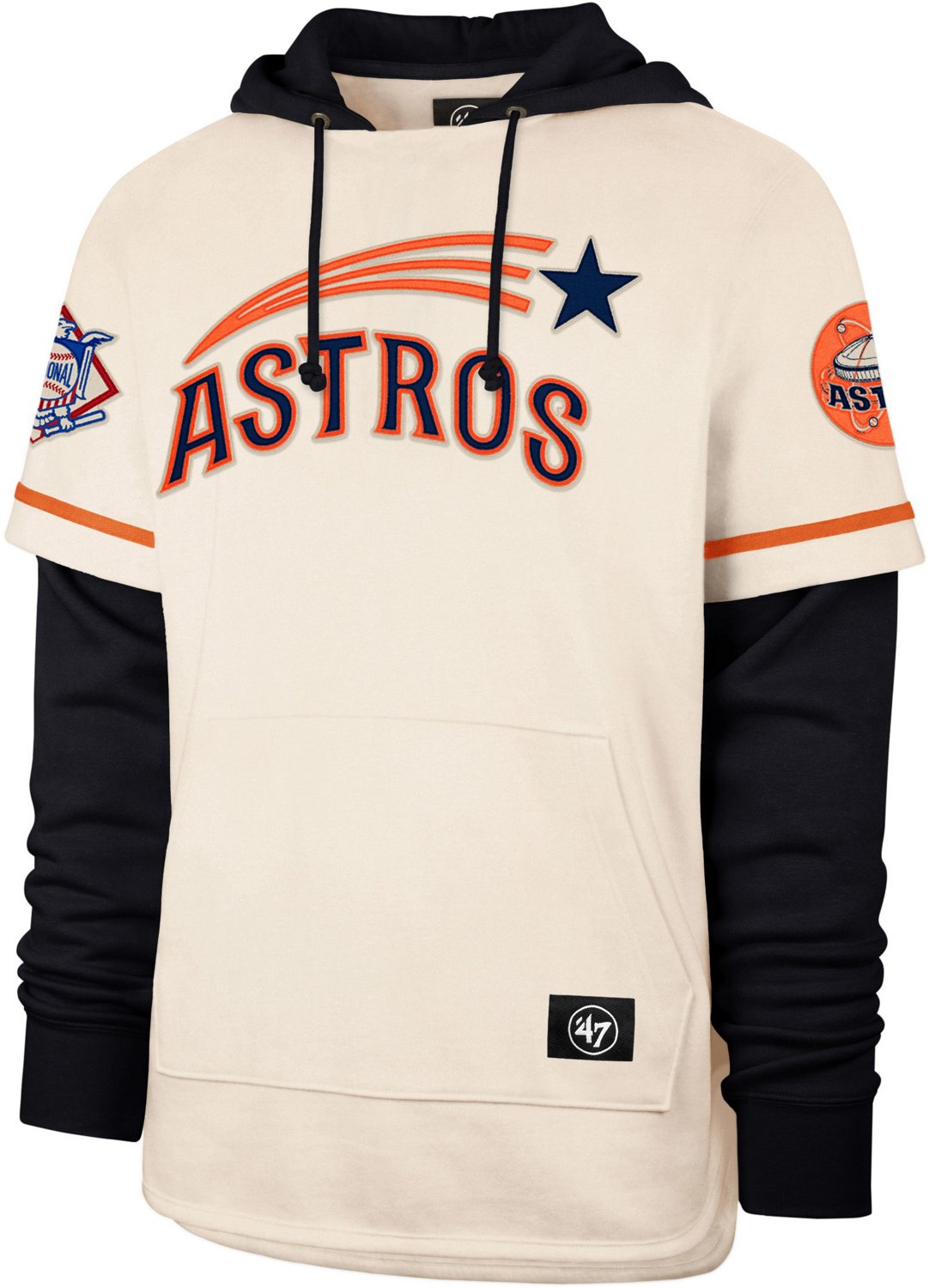 47 Houston Astros Vintage Trifecta Shortstop Pullover Hoodie