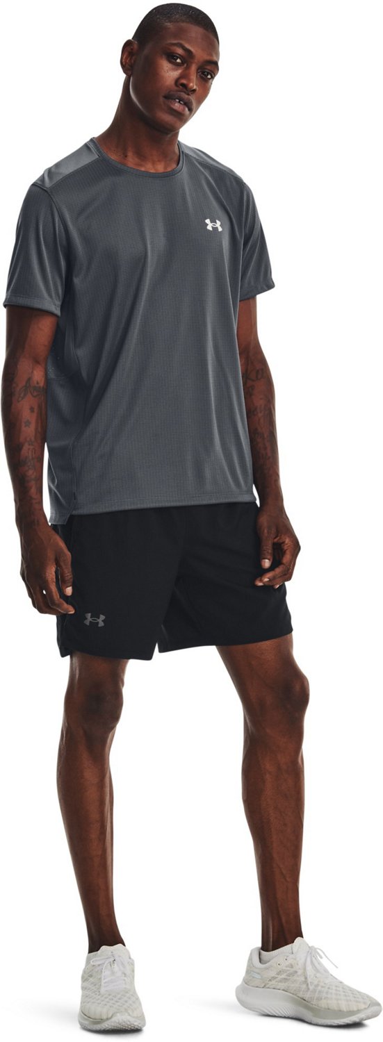 Under Armour Men’s Launch Printed Running Shorts 7 in Academy