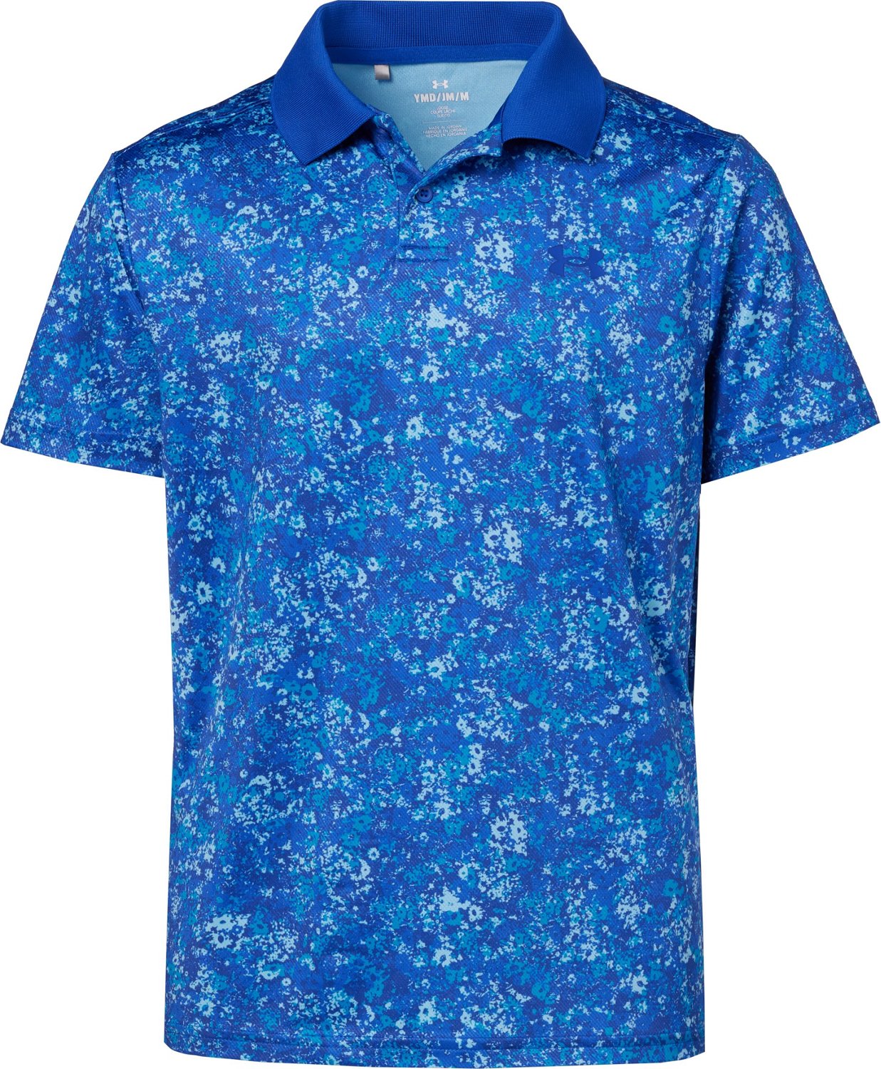 Under Armour Boys' Floral Speckle Polo Shirt