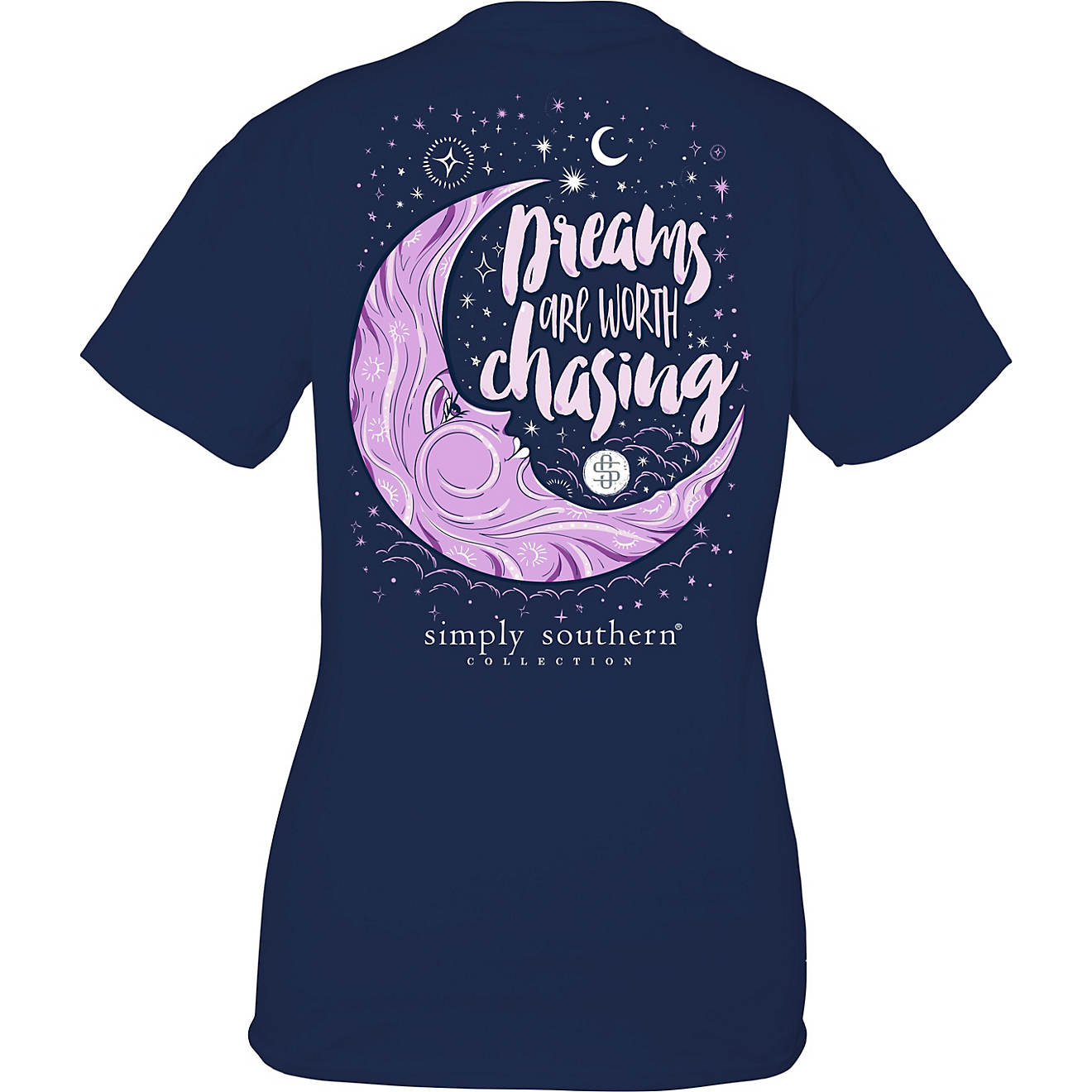 Simply Southern Women's Dreams Moon Midnight T-shirt                                                                             - view number 1