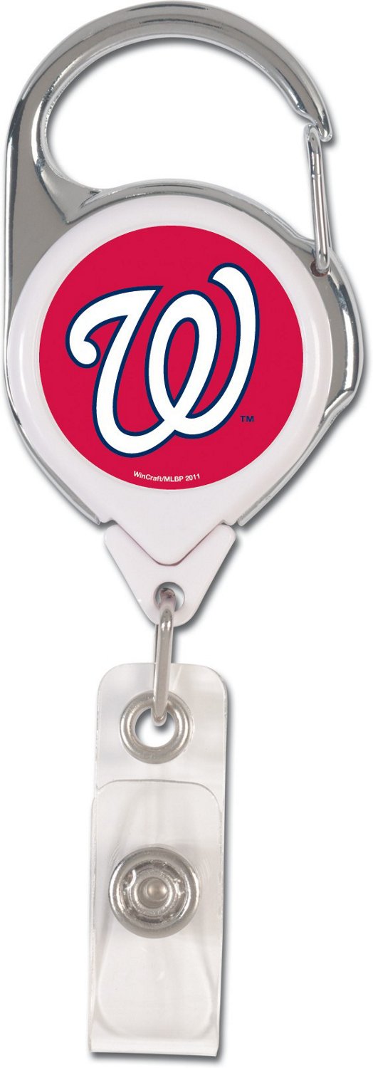 WinCraft Washington Nationals 2-Sided Premium Badge Reel Holder