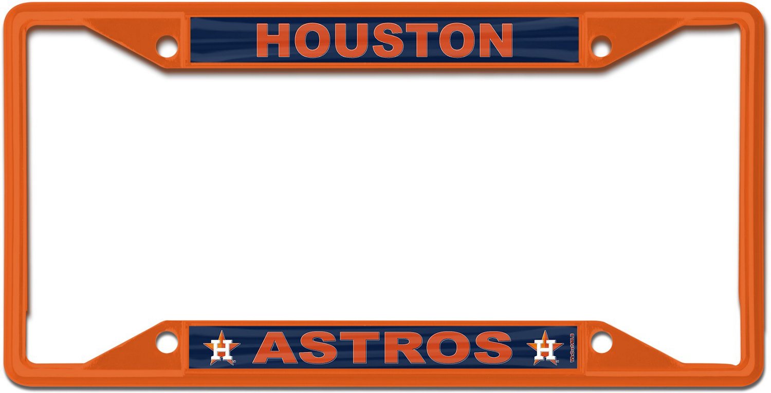 Houston Astros WinCraft Chrome Color License Plate Frame