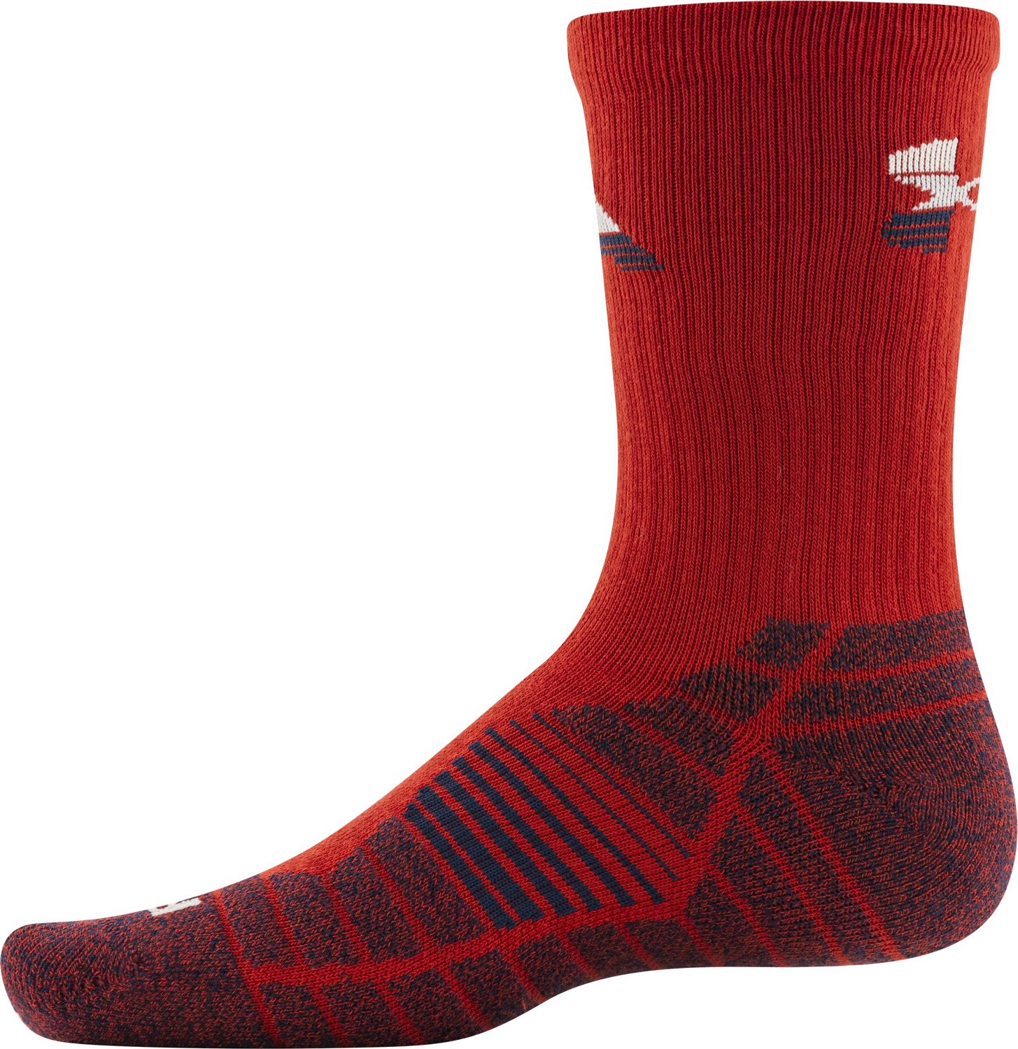 Under Armour Men's Elevated Novelty Crew Socks 3 Pack Academy