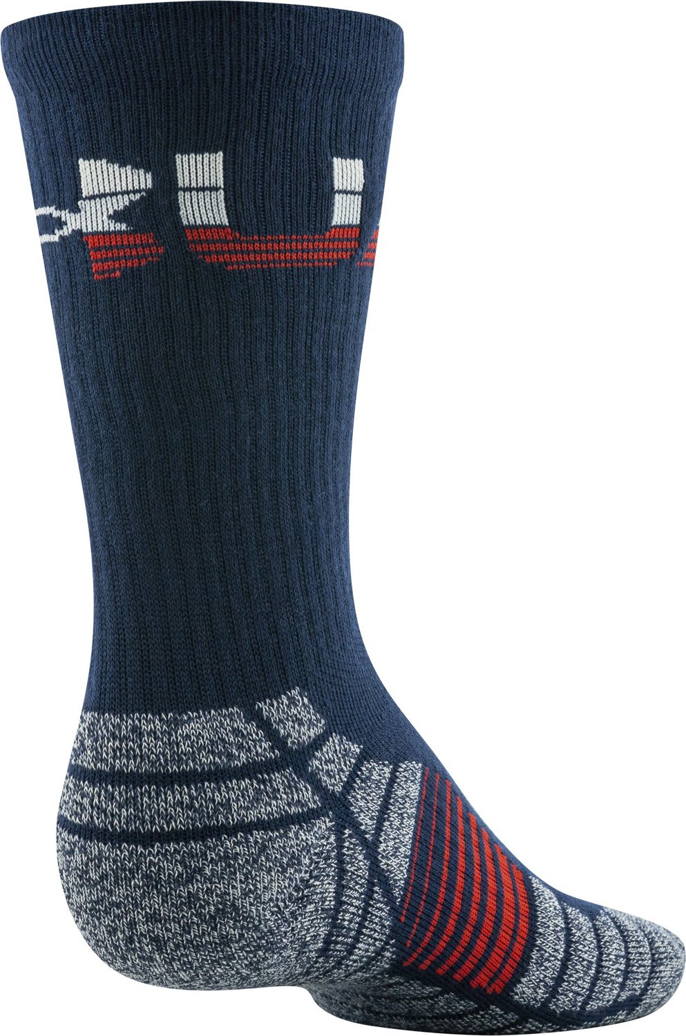 Under Armour Men's Elevated Novelty Crew Socks 3 Pack Academy