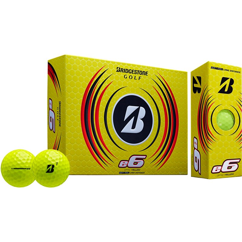 Bridgestone Golf E6 2023 Golf Balls 12-Pack Yellow - at Academy Sports