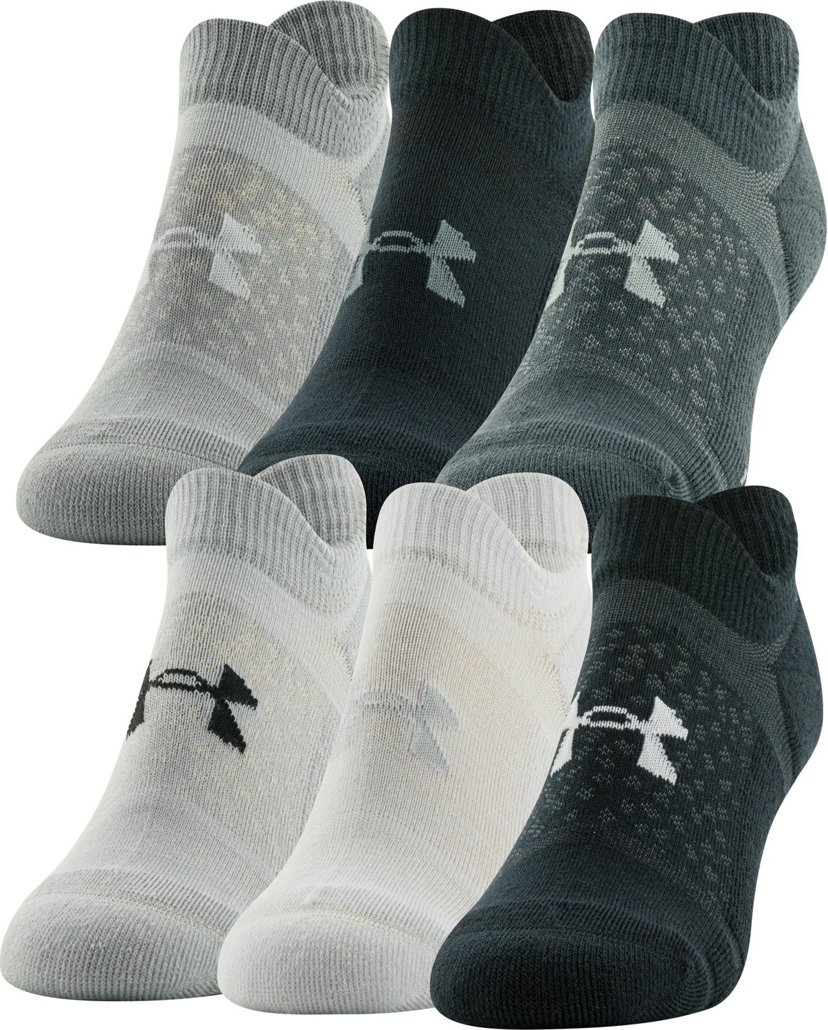 Under Armour Women's Cushion No-Show Socks 6-Pack | Academy