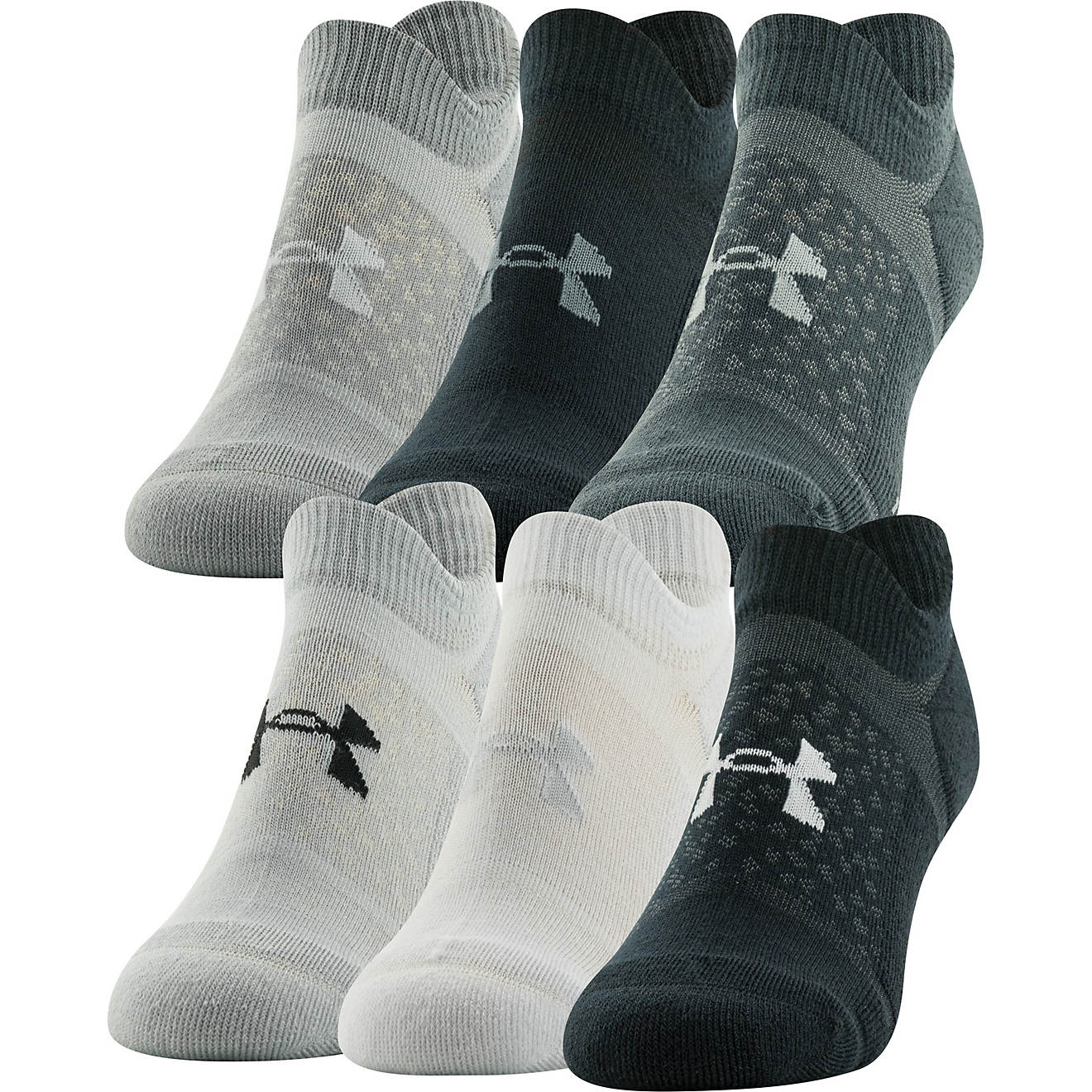 Under Armour Women's Cushion No-Show Socks 6-Pack                                                                                - view number 1