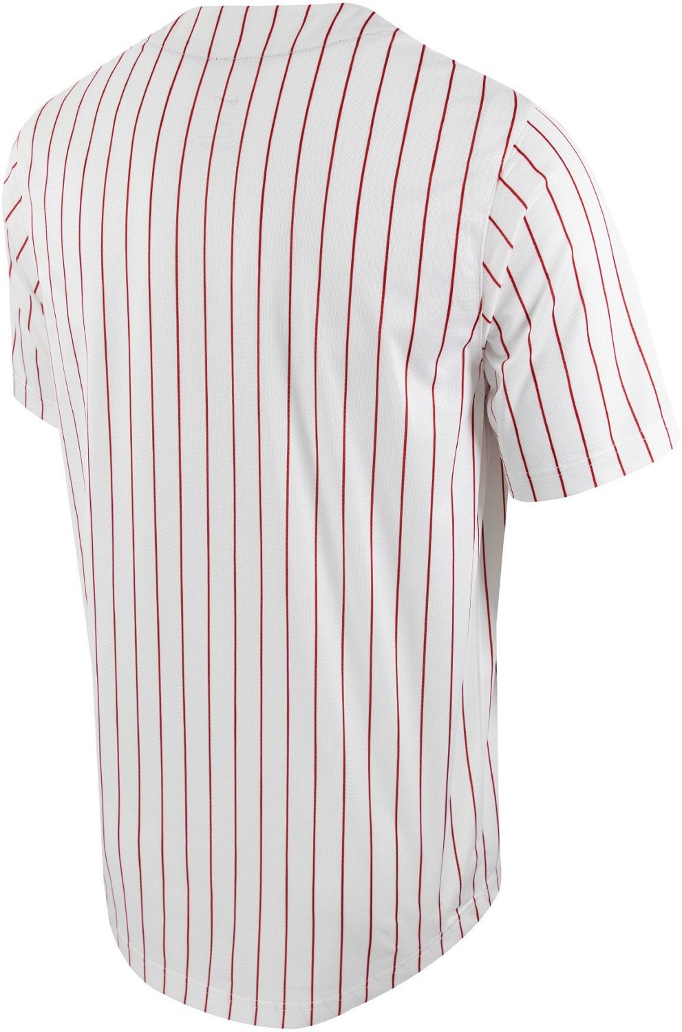Nike Men's University of Alabama Pinstripe Full Button Replica Baseball Jersey - view number 2