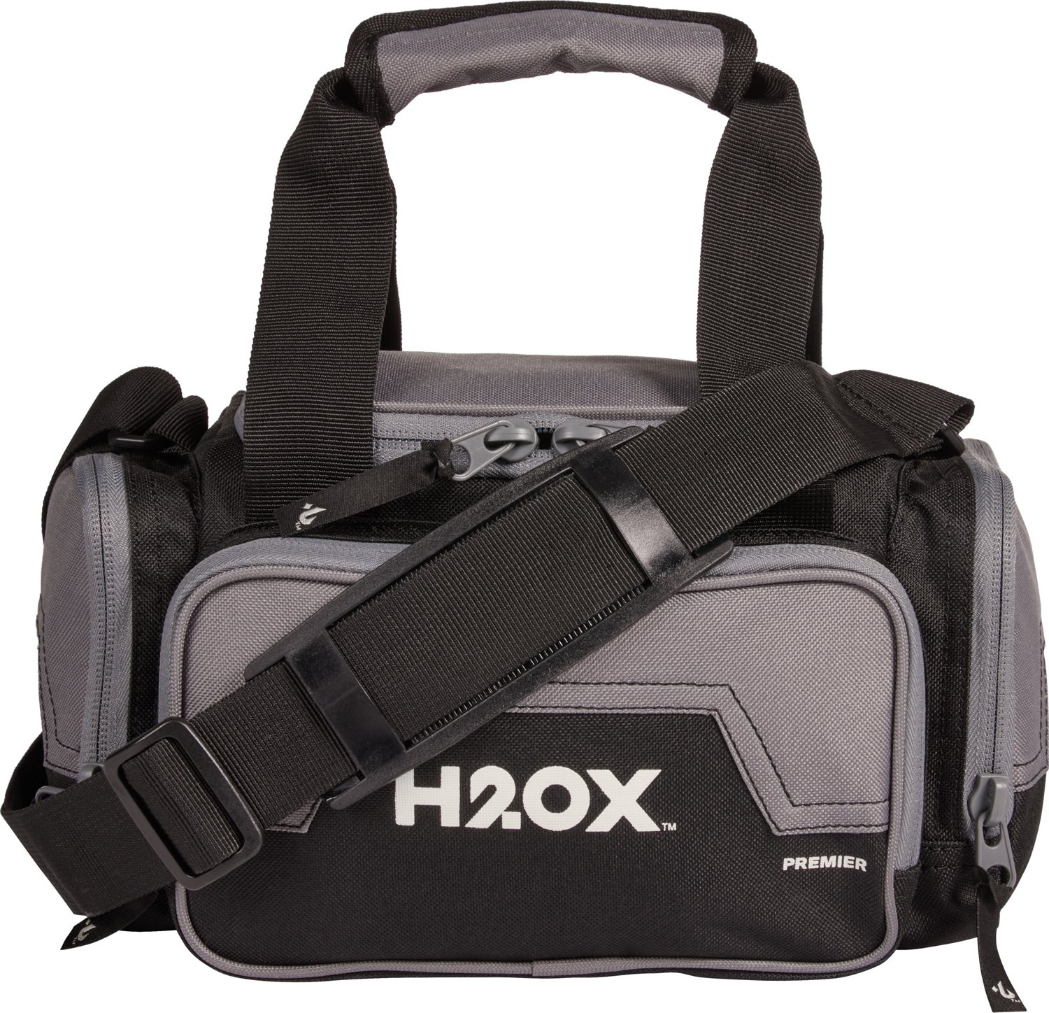 DSLEAF Waterproof Tackle Box Bag with Rod Holder, Soft Fishing