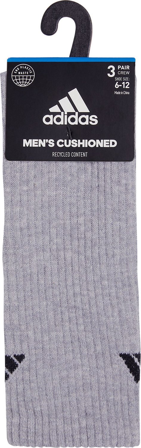 adidas Men's Cushioned 3.0 Crew Socks 3-Pack - view number 5