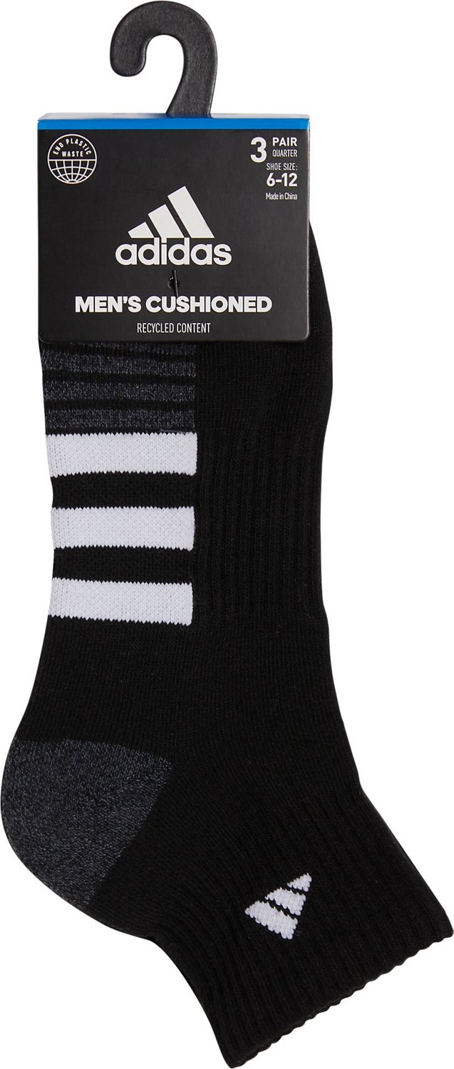 adidas Men's Cushioned 3.0 Quarter Socks 3-Pack - view number 3