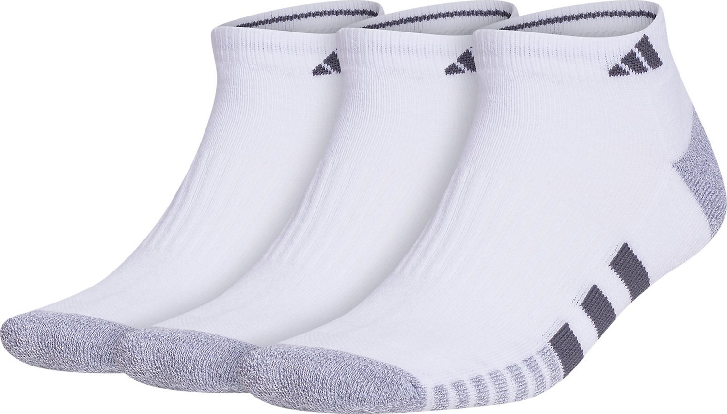 adidas Men's Cushioned 3.0 Low-Cut Socks 3-Pack | Academy