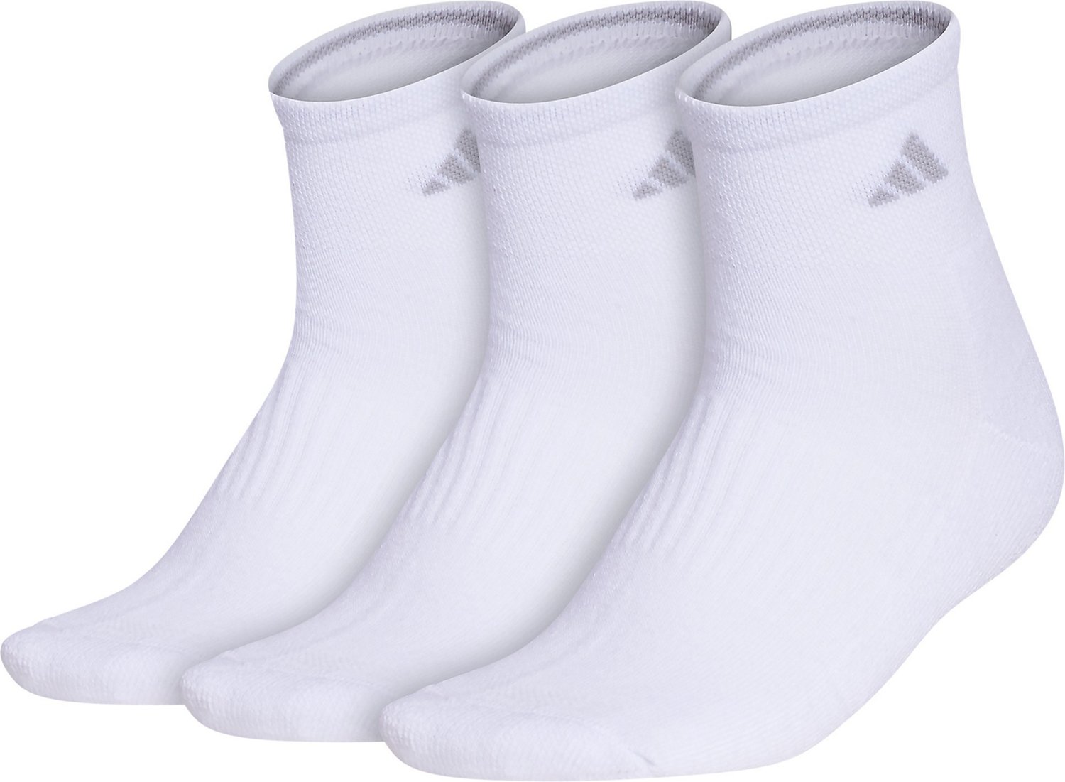 adidas Women's Cushioned 3.0 Quarter Socks 3-Pack | Academy