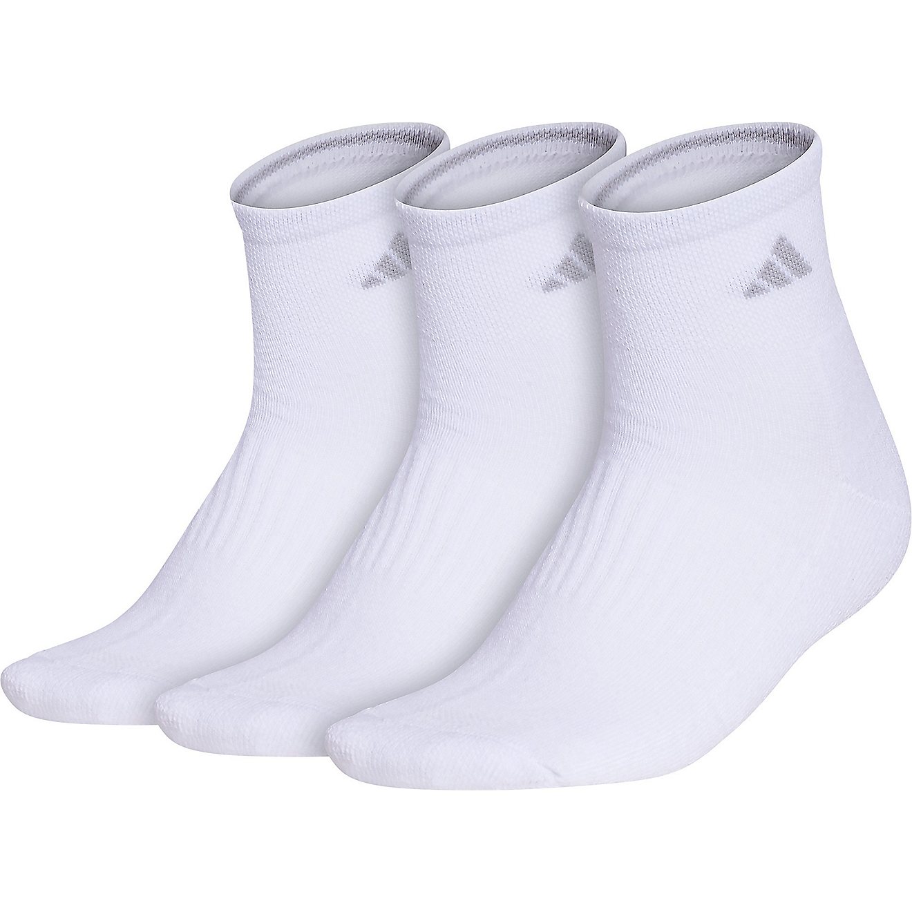adidas Women's Cushioned 3.0 Quarter Socks 3-Pack                                                                                - view number 1