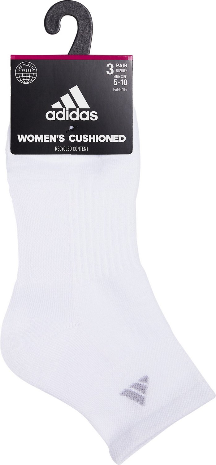 adidas Women's Cushioned 3.0 Quarter Socks 3-Pack - view number 4
