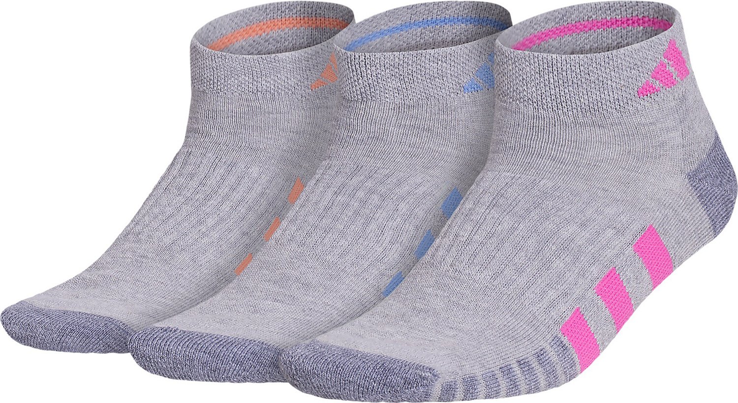 adidas Women's Cushioned 3.0 LowCut Socks 3Pack Academy