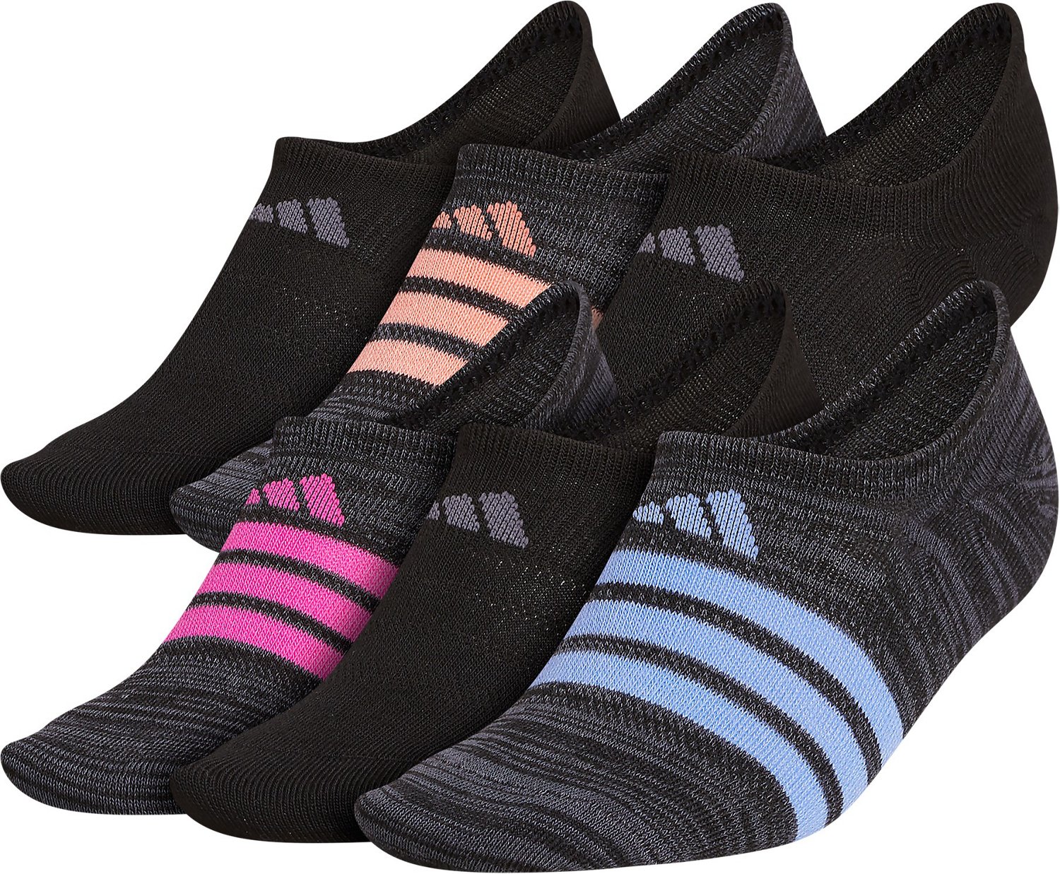 adidas Superlite II Super No Show Socks 6-Pack