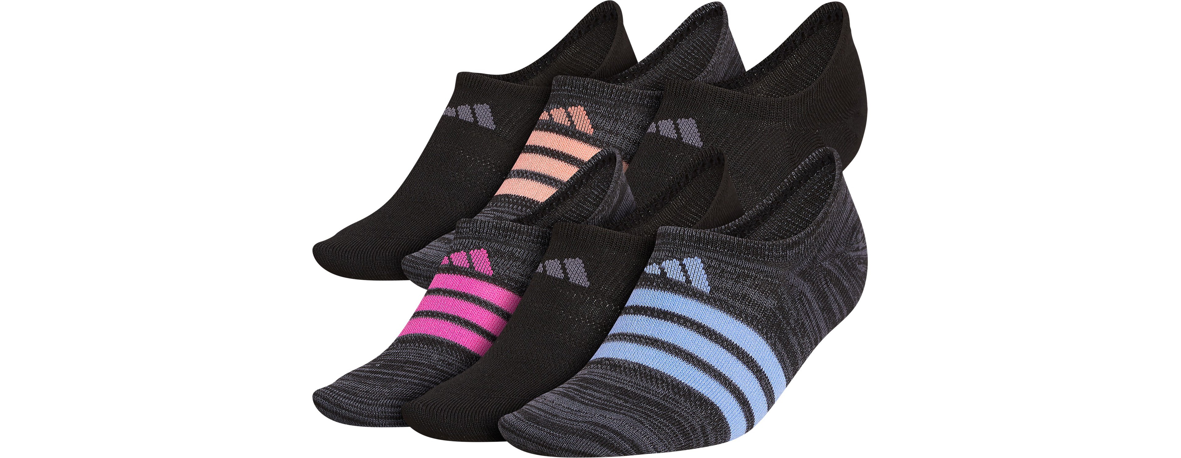 adidas Superlite II Super No Show Socks 6-Pack