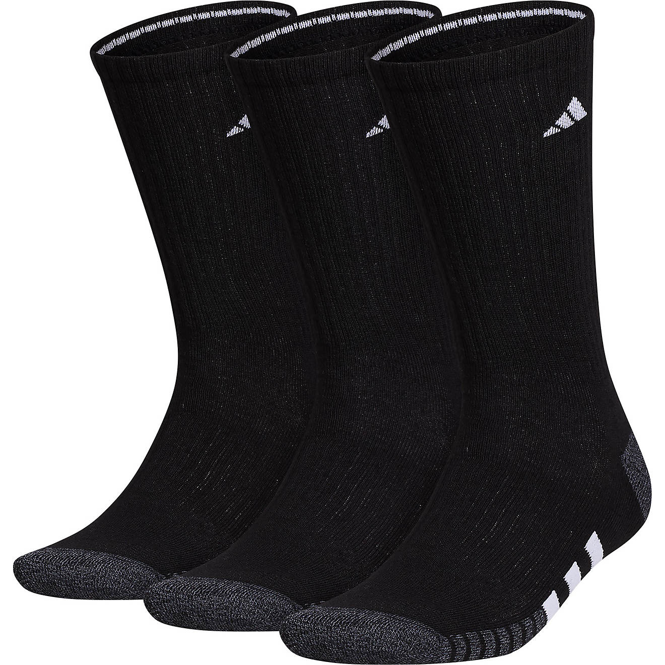 adidas Men's Cushioned 3.0 Crew Socks 3-Pack                                                                                     - view number 1