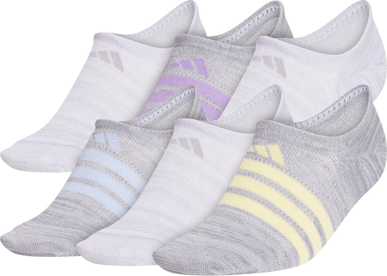 adidas Superlite II Super No Show Socks 6 Pack Academy