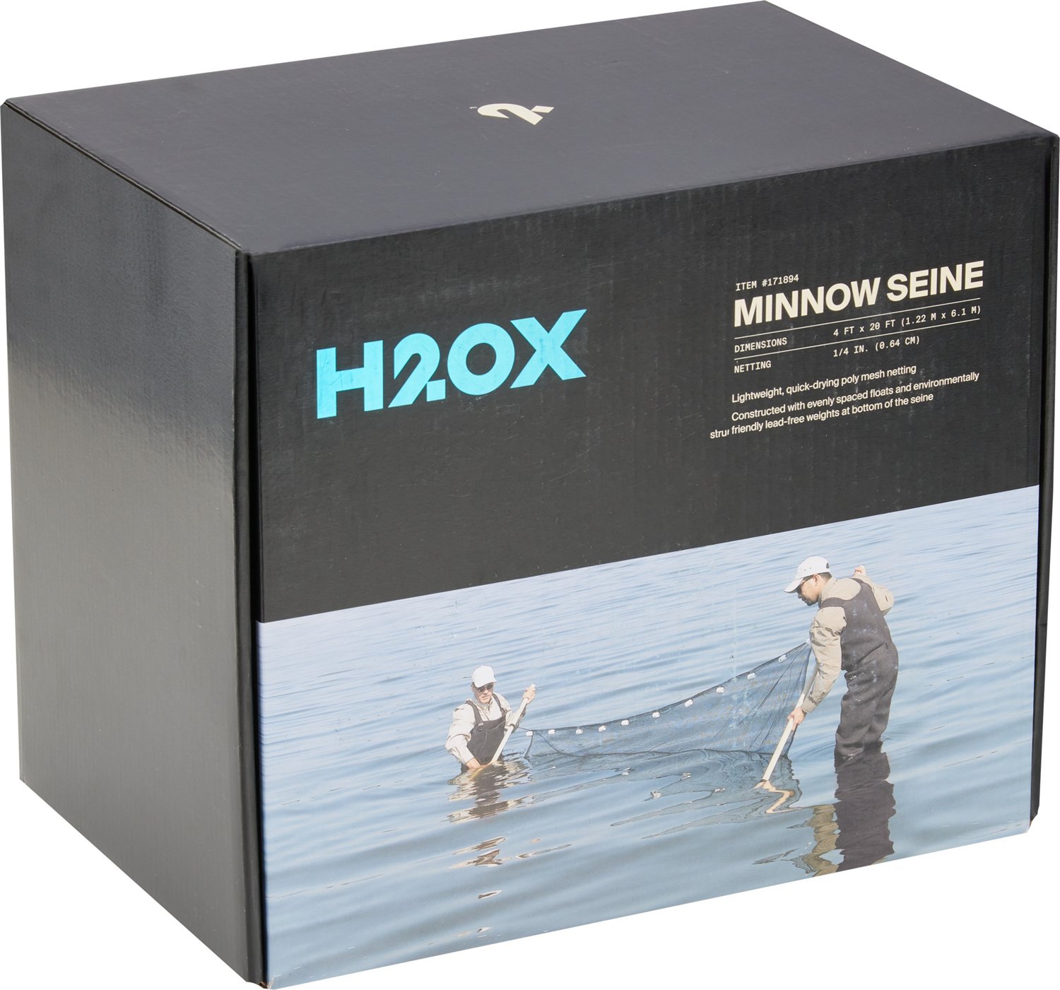 H2OX 4 foot X 20 foot Minnow Seine