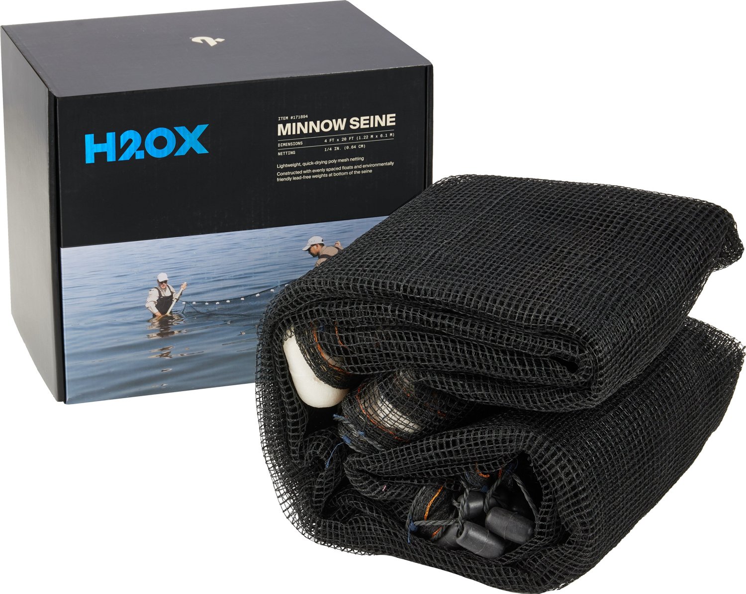 H2OX 4 foot X 20 foot Minnow Seine - view number 3