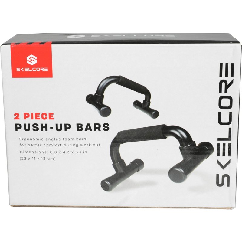 Skelcore Push-Up Bars Black - Hand Exer. Equip. at Academy Sports