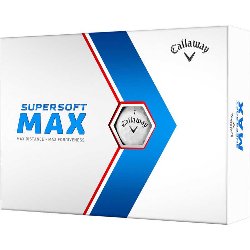 Callaway Supersoft Max 2023 Golf Balls 12-Pack White - Golf Balls at Academy Sports