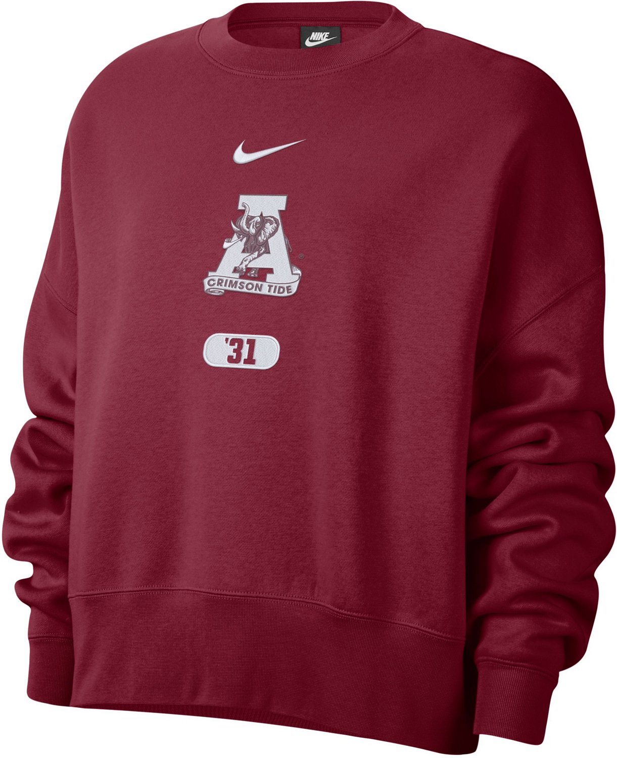 Nike Women's University of Alabama Everyday Campus Crew Sweatshirt ...