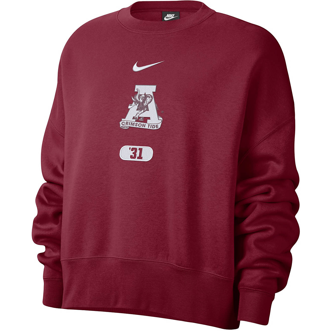 Nike Women's University of Alabama Everyday Campus Crew Sweatshirt ...