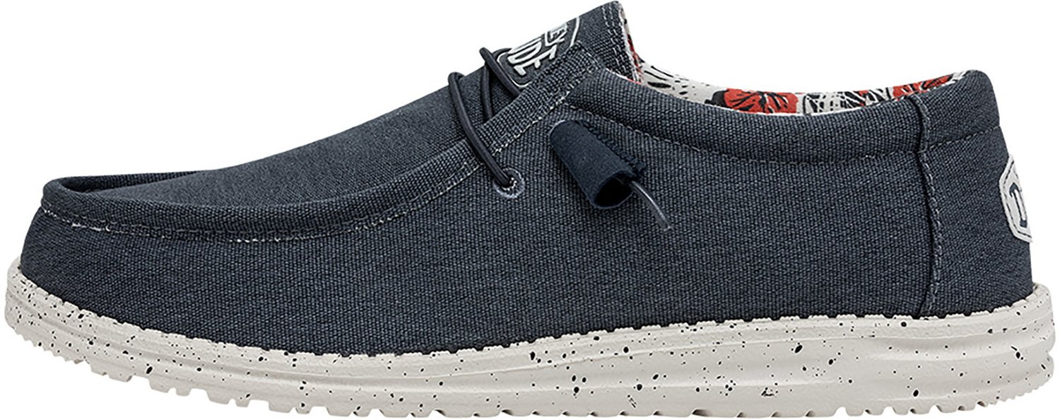 HEYDUDE Men's Wally Stretch Canvas Slip-On Shoes | Academy