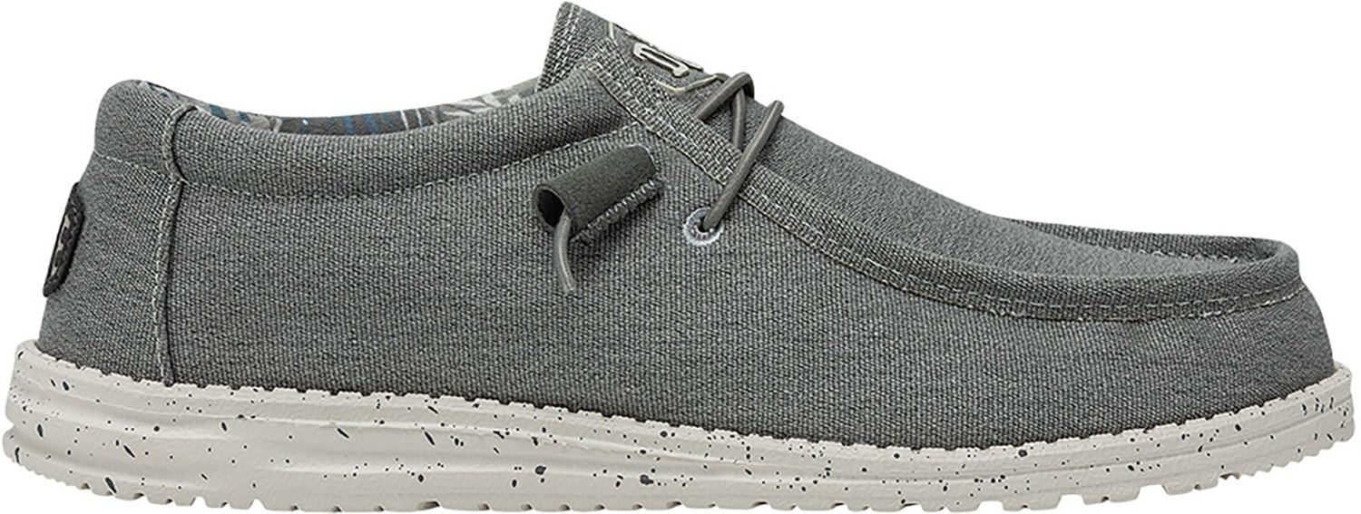 HEYDUDE Men's Wally Stretch Canvas Slip-On Shoes | Academy