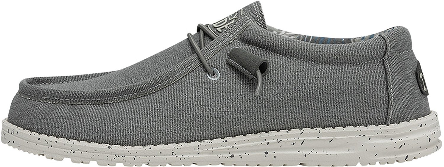 HEYDUDE Men's Wally Stretch Canvas Slip-On Shoes | Academy