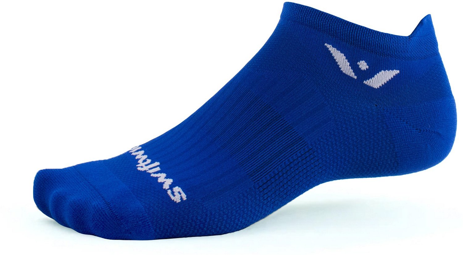 Swiftwick Adults' Aspire Zero Firm Compression NoShow Socks Academy