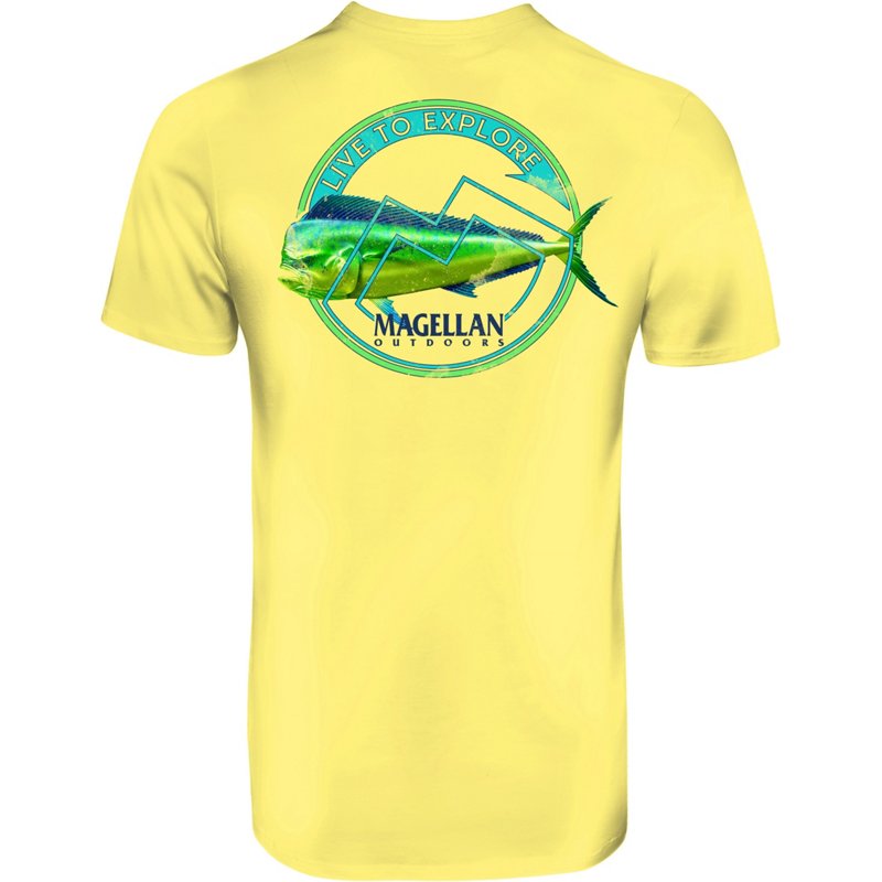 Magellan Outdoors Men's Flag T-Shirt Yellow, Medium - Men's Outdoor Graphic Tees at Academy Sports product image