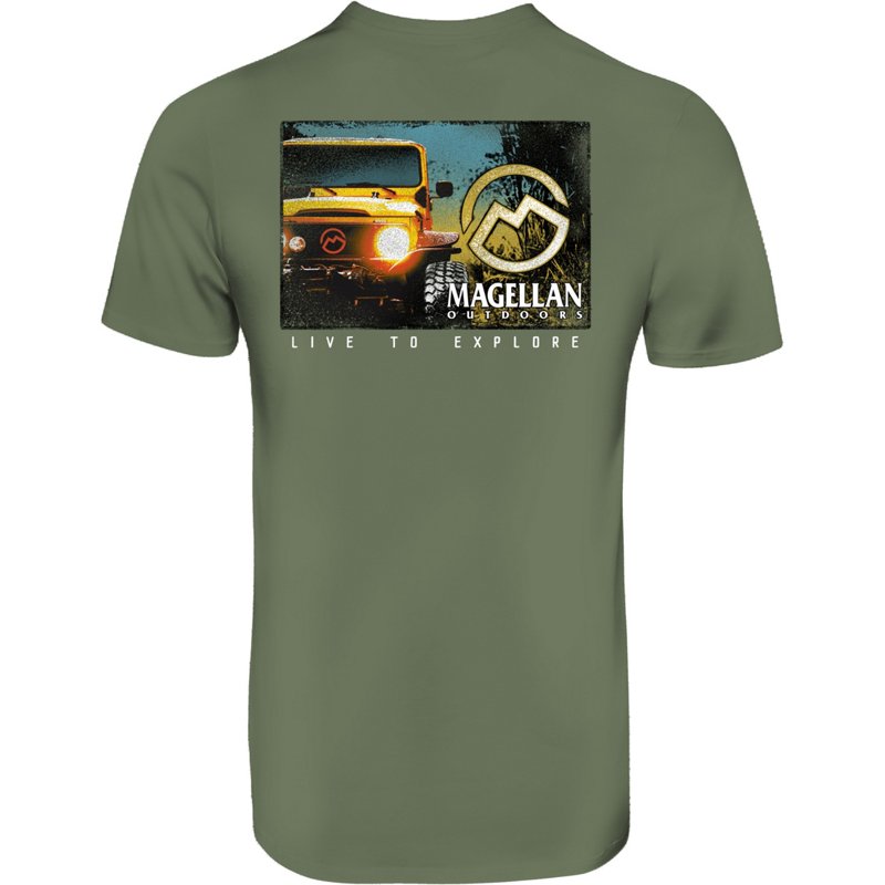 Magellan Outdoors Men's Adventure T-Shirt Green, 2X-Large - Men's Outdoor Graphic Tees at Academy Sports product image
