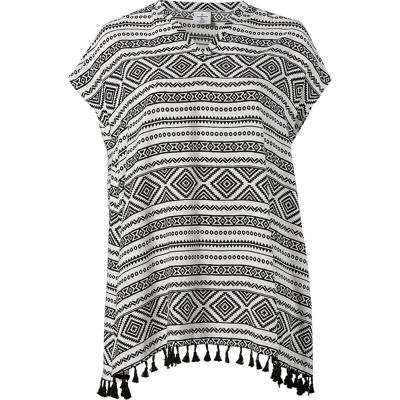 O'Rageous Juniors’ Aztec Print Kimono Tassels Cover-Up                                                                         - view number 1