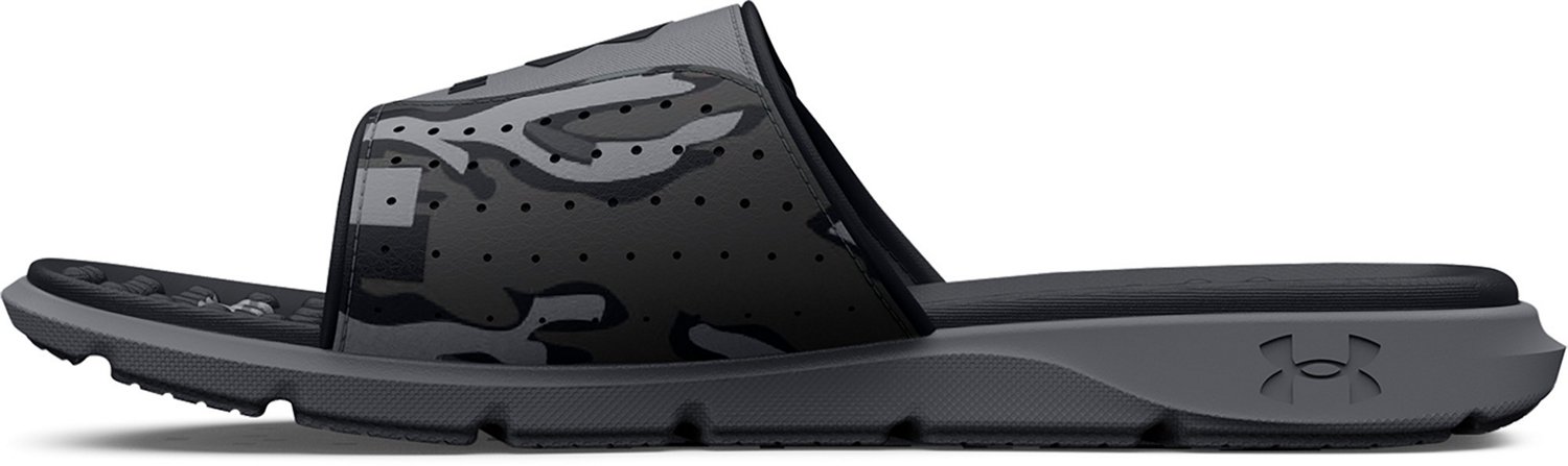 Under Armour Mens UA Ignite Freedom Slides 2 Black Adjustable