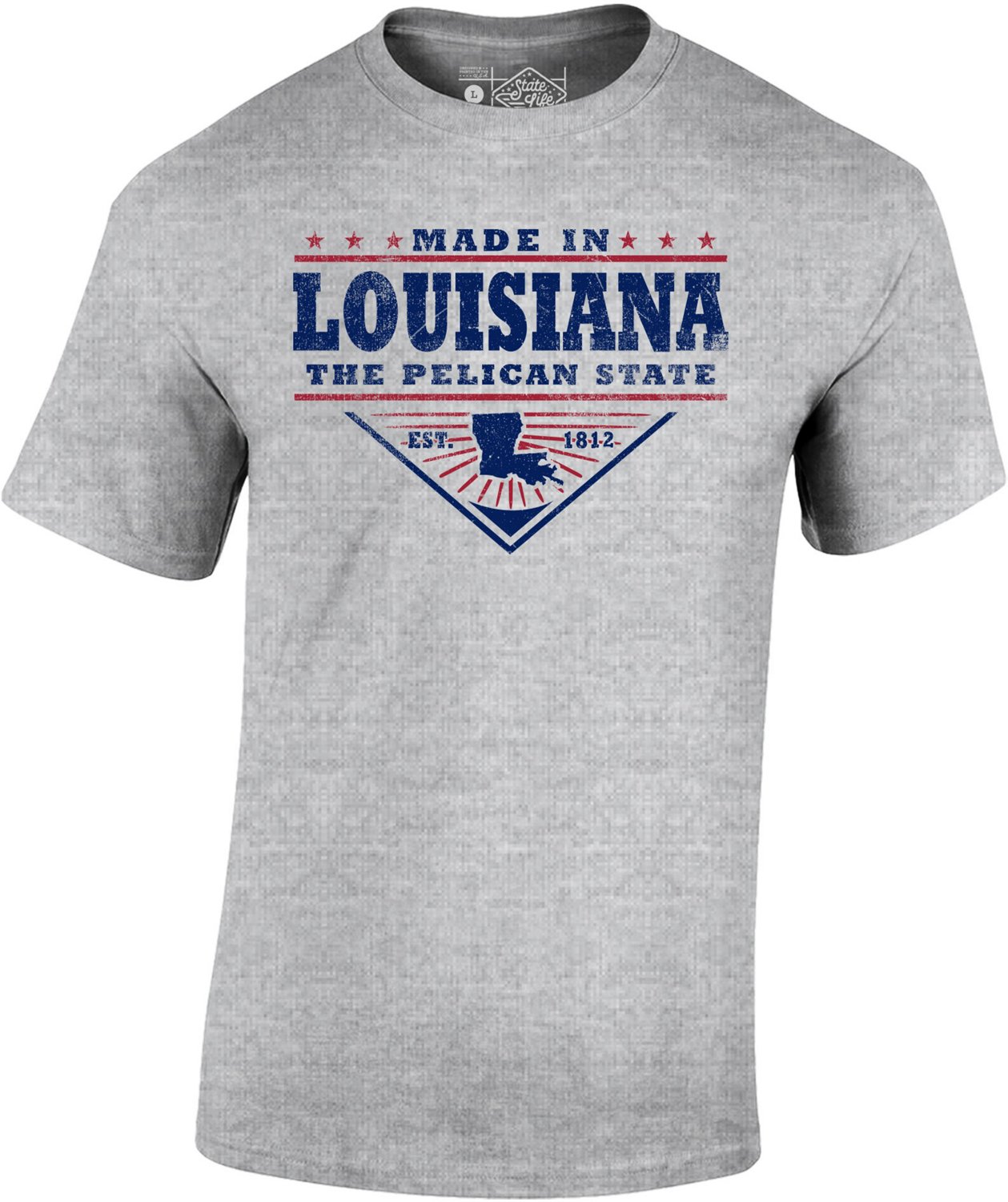 State Life Men's Made in Louisiana T-shirt