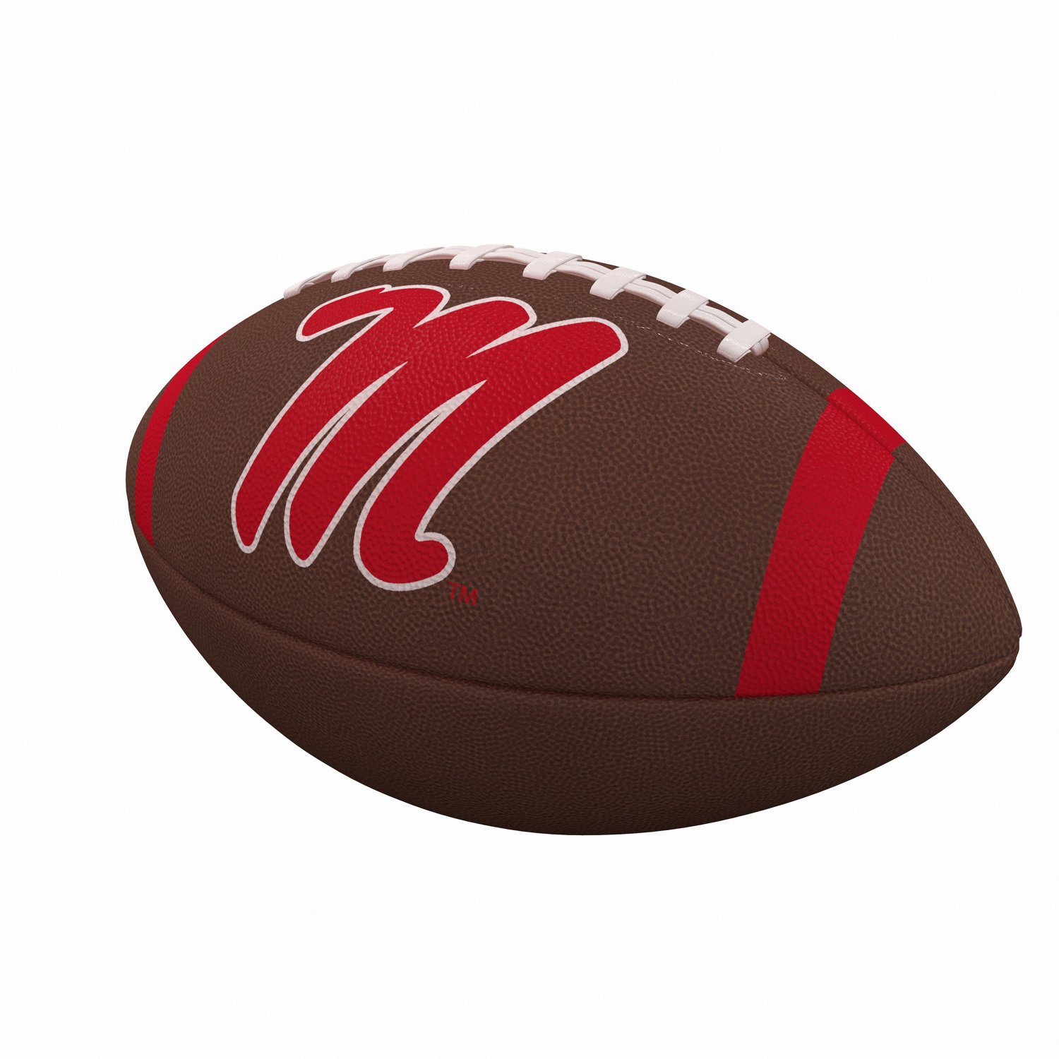 Logo Brands University of Mississippi Team Stripe Football