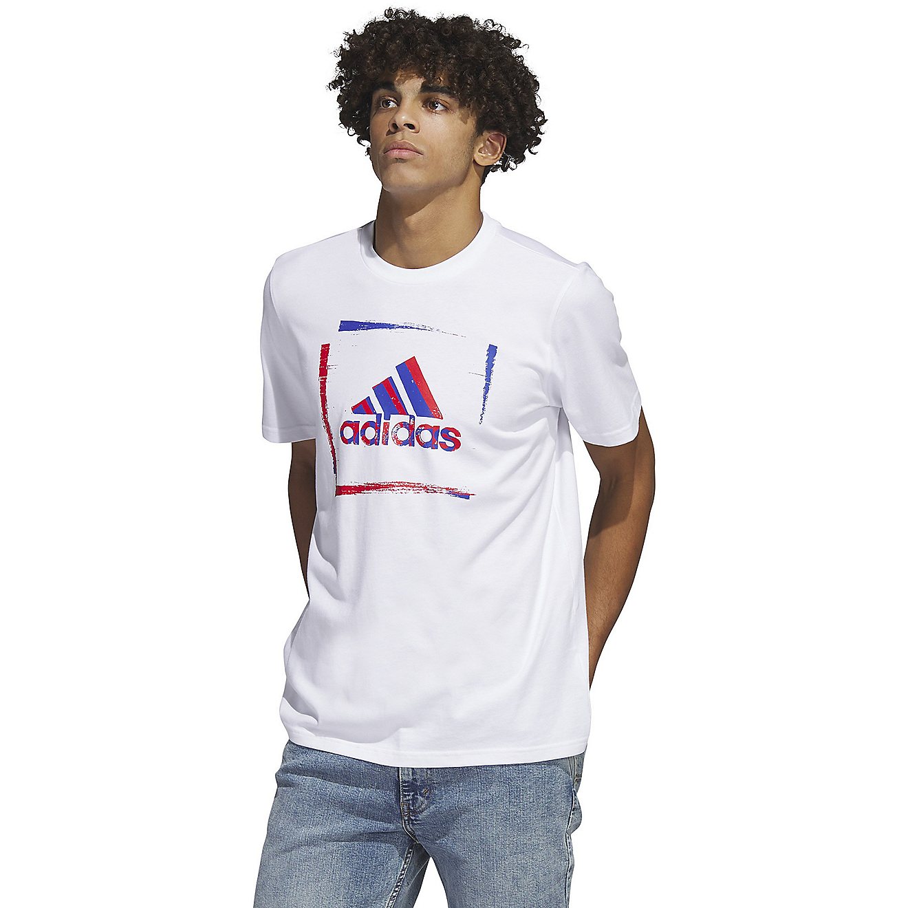adidas Men's 2-Tone Graphic T-shirt                                                                                              - view number 1