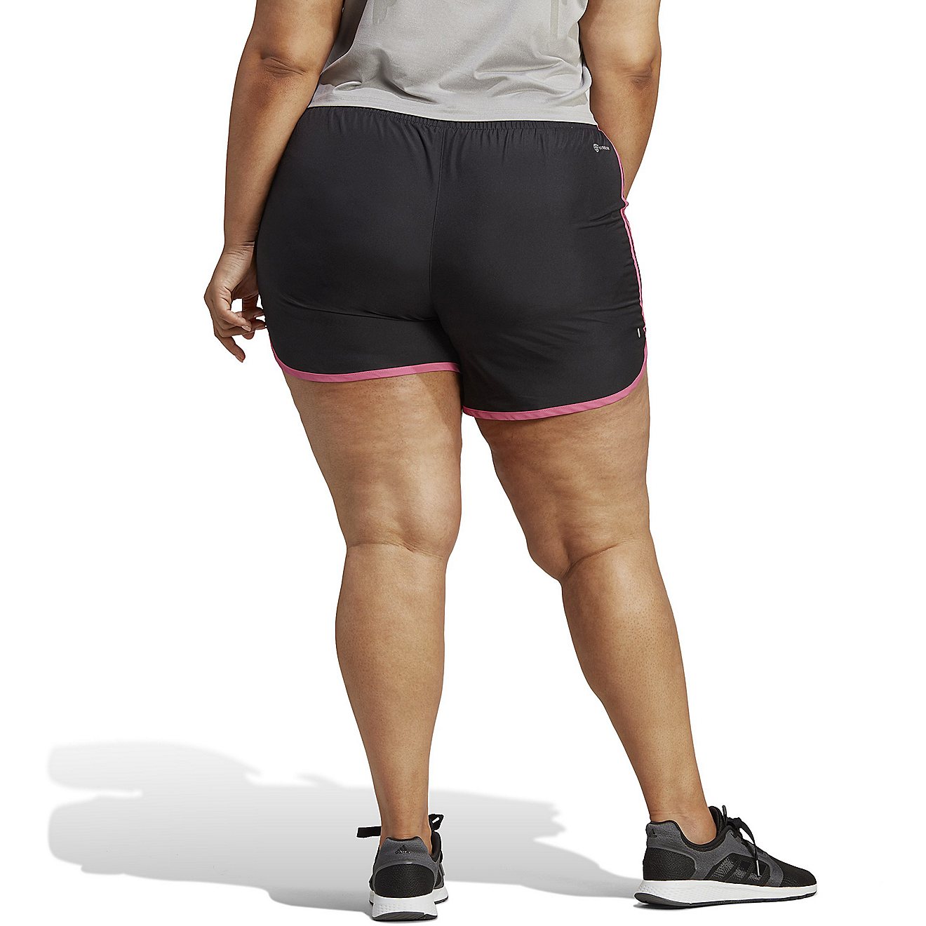 adidas Women's Marathon 20 Plus Size Shorts                                                                                      - view number 2