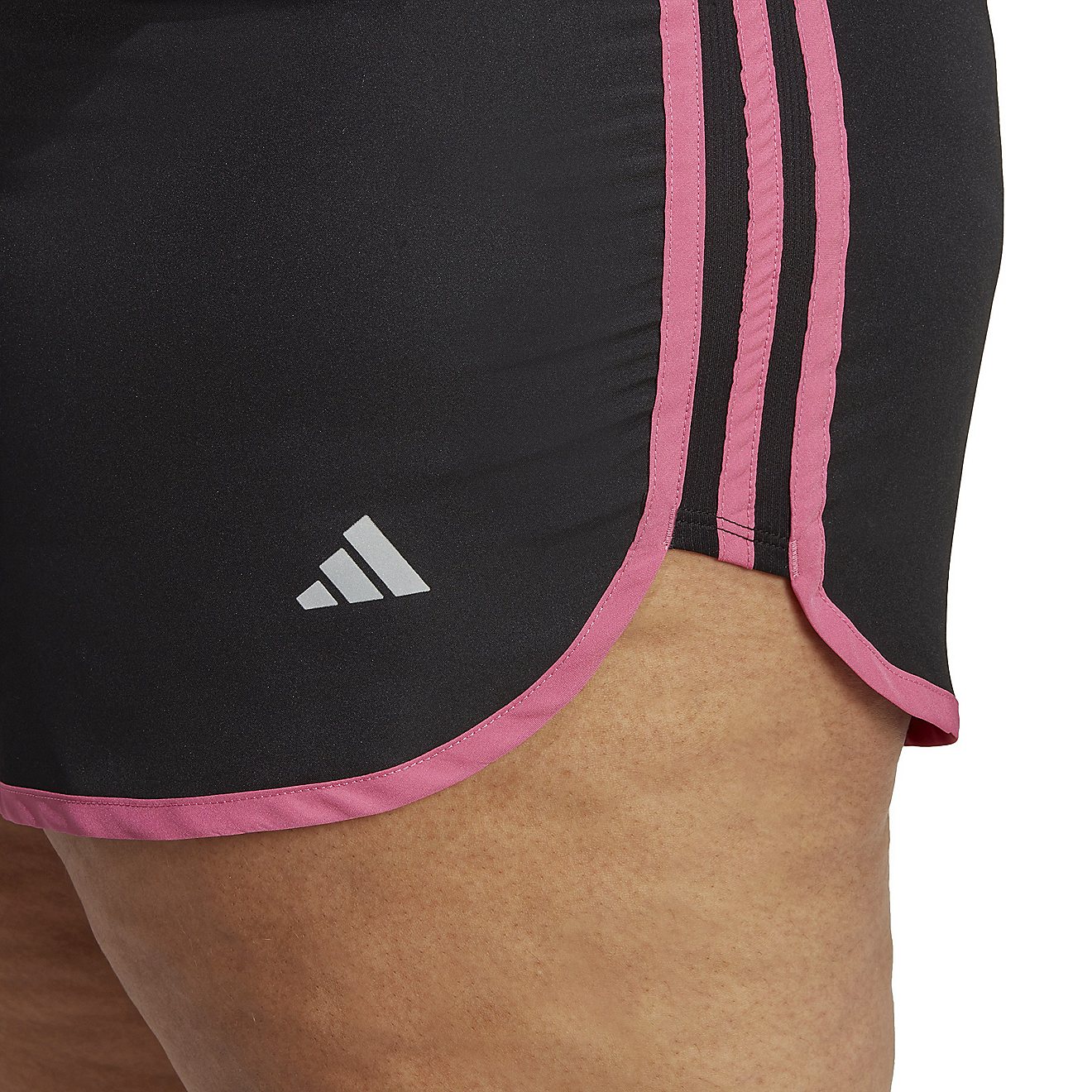 adidas Women's Marathon 20 Plus Size Shorts                                                                                      - view number 4