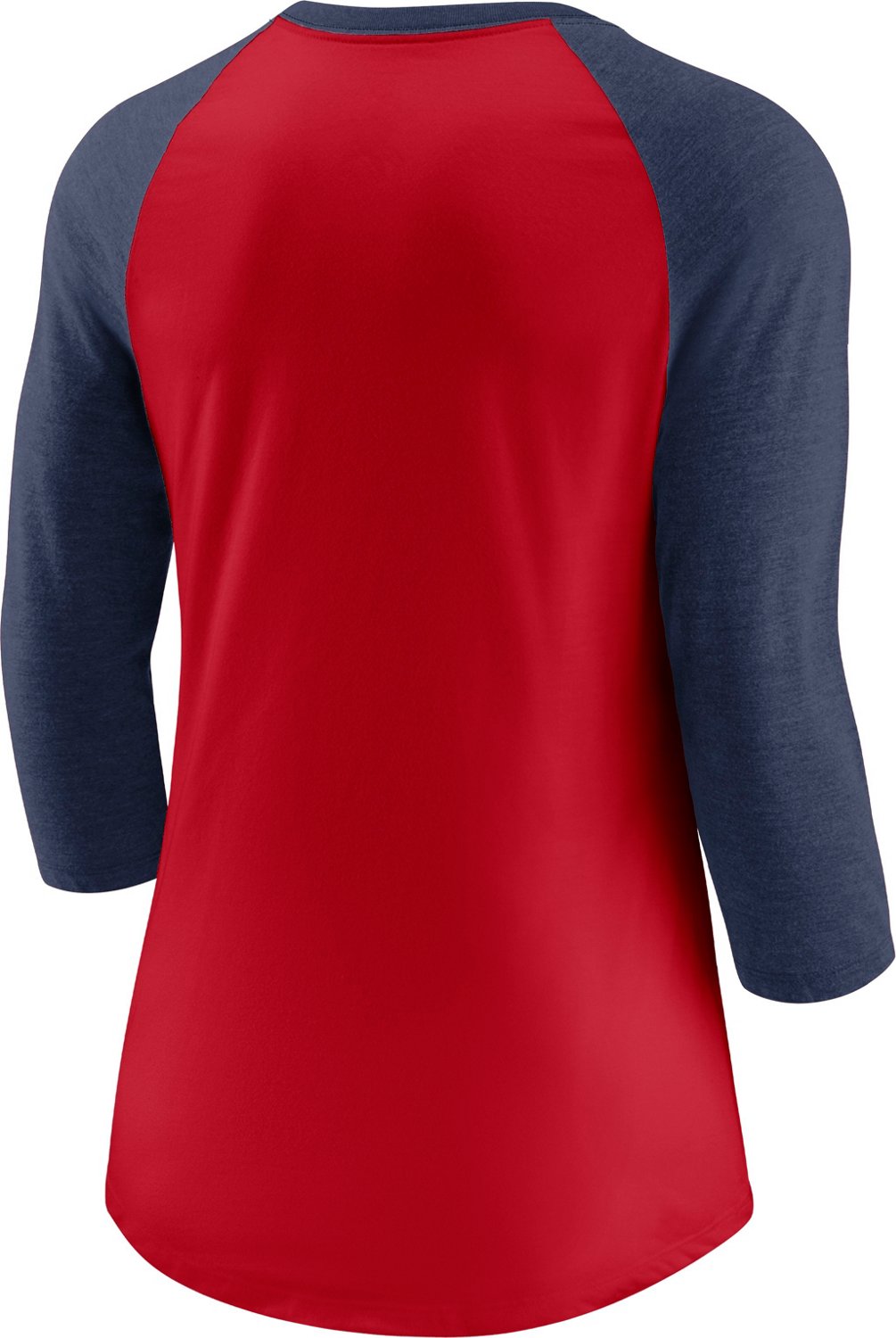 Nike Women's Atlanta Braves Next Up 3/4 Sleeve Raglan Top - view number 2